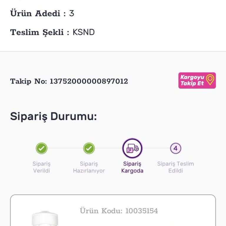 Gratis Kargom Hala Gelmedi