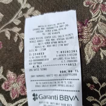 Anatolia Hospital Hastane Acil Servis Pahalılığı