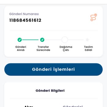 Yurtiçi Kargo Dağıtıma Çıkmadan Teslim Edilemedi Diyor.