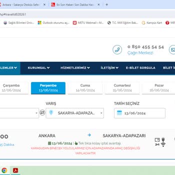 Sakarya VİB Turizm Bayram Öncesi Zamları