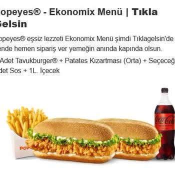 Popeyes'ın Müşteriye Layık Gördüğü Sipariş