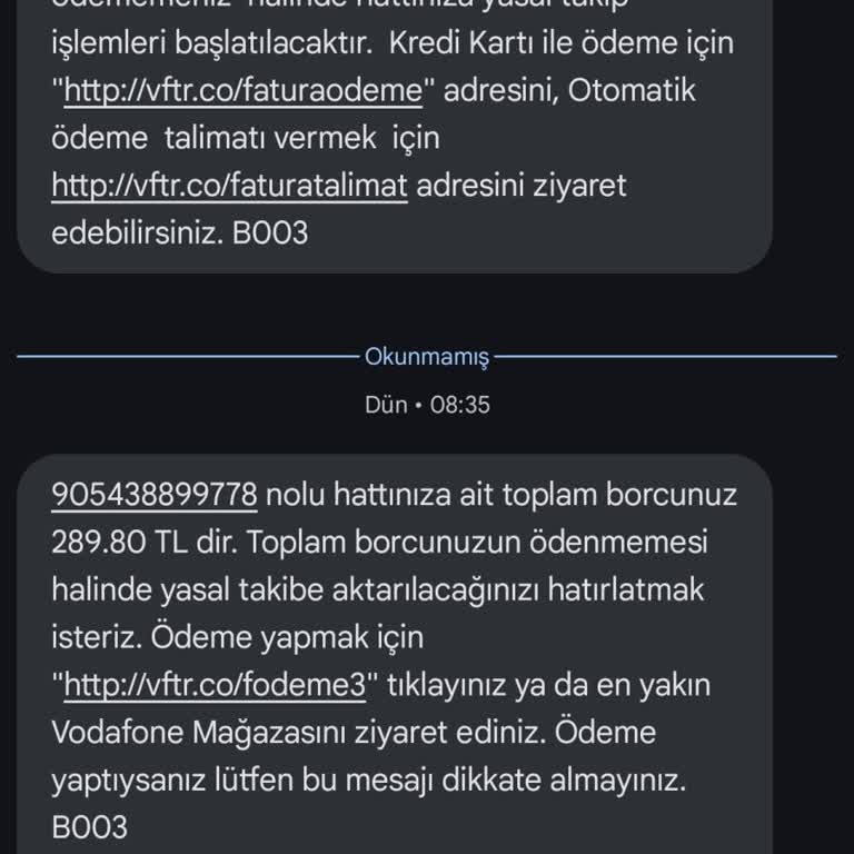 Vodafone Faturalı Hattan Faturasıza Geçene Fazla Fazla Ücret İstiyor