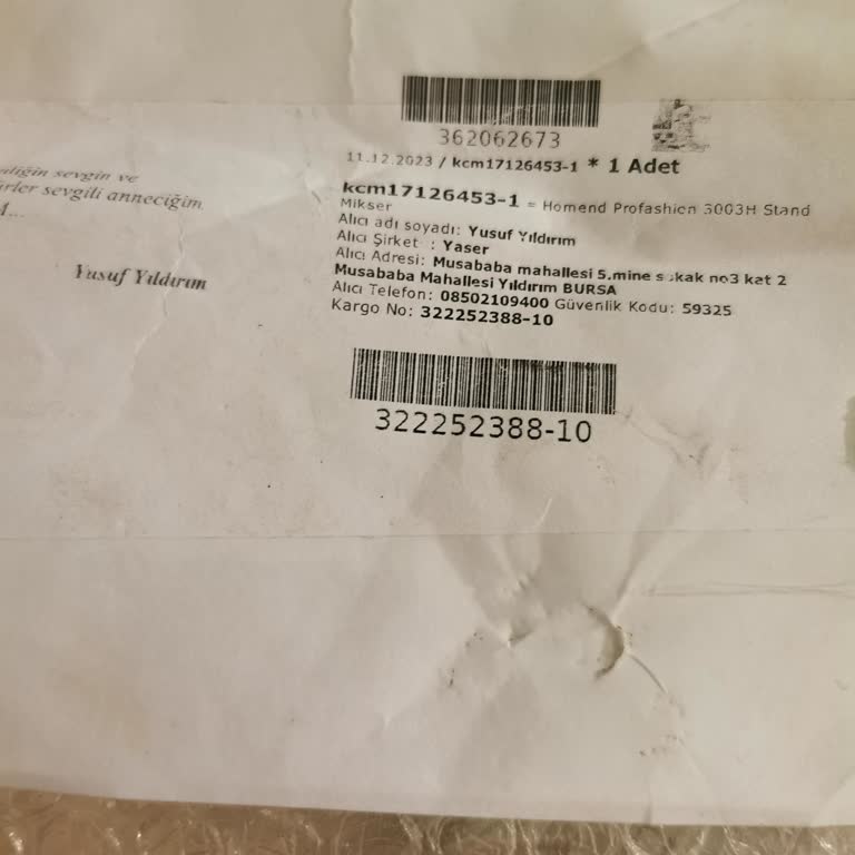 Homend Profashion 3003 Stand Mikser Sorunu