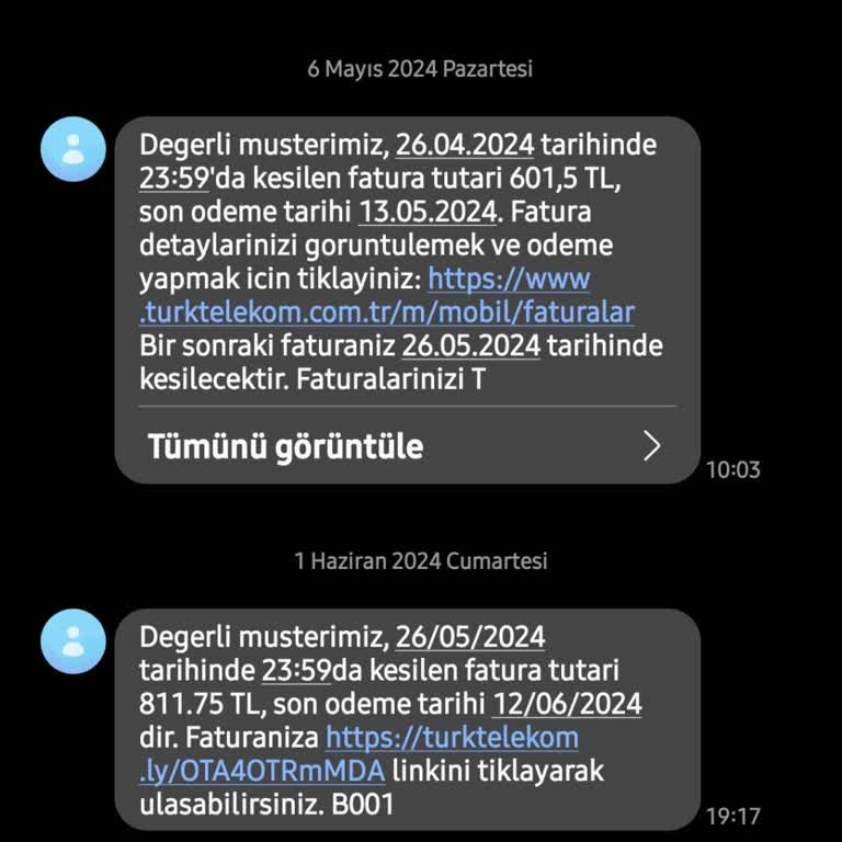 Türk Telekom Fatura Şikayeti Yüksek Fatura