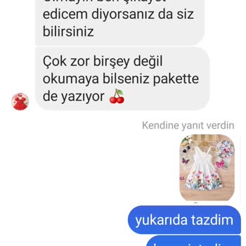 cocukgiyimbutigii (Instagram) Yanıltıcı Ürün Ve Kötü Müşteri Hizmeti: Lila Çocuk Giyim'den Şikayet