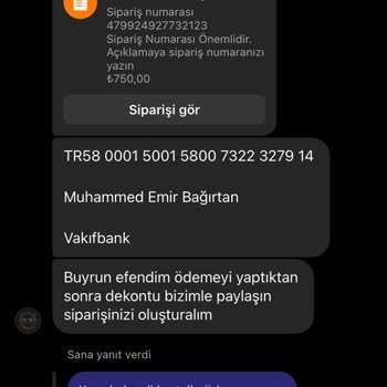 Zend Giyim (zendgiyim_) Instagram Üzerinden Yapılan Alışverişte Yaşanan Sorunlar