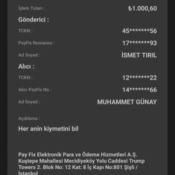 PayFix Payfixte Param Çalındı