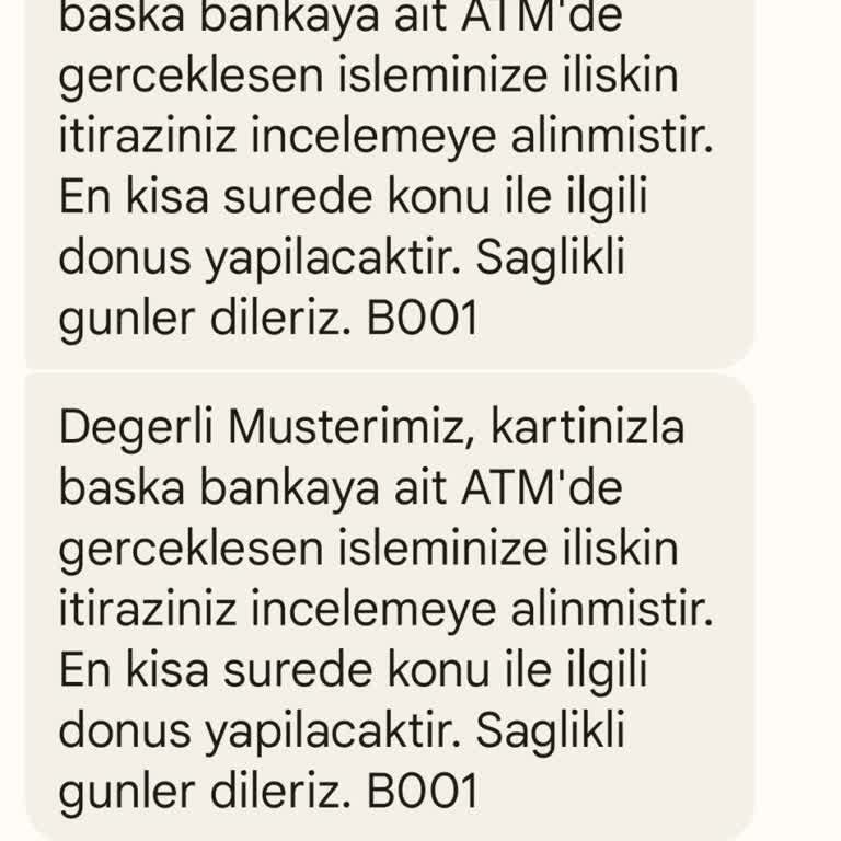 Ziraat Bankası Ziraat Kartım İle Denizbank ATM'sine Para Yatırdım