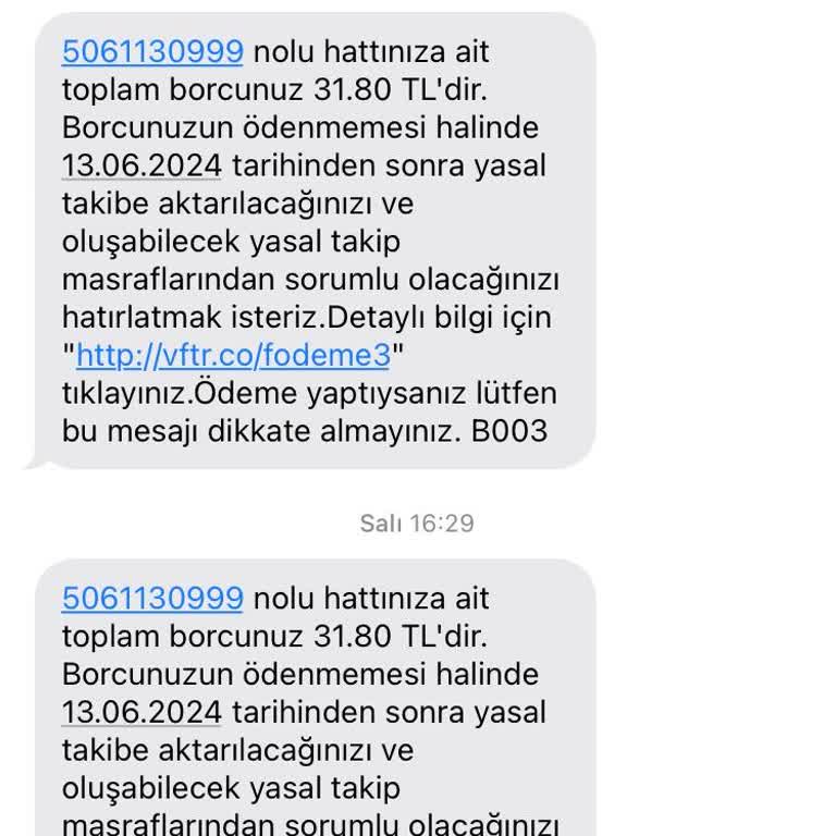 Vodafone Son Kez Para Koparma Derdinde