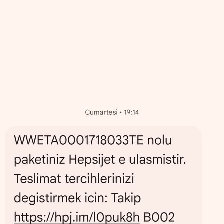 hepsiJET Kargom Ne Zaman Gelir