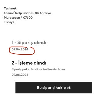 H&M Siparişimi Günlerdir Kargoya Vermiyor