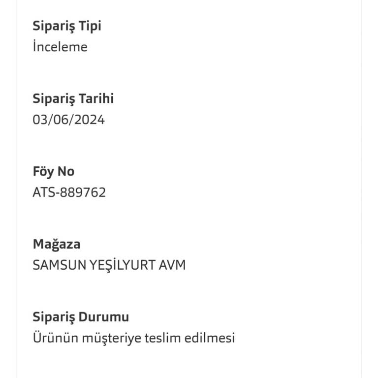 Atasun Optik Garanti Dönüş Süresi