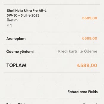 Sanal Yağ Market İlgisizliği. Ürün Kargoya Verilmiyor