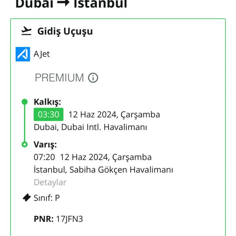 Ajet (Anadolu Jet) Dubai-İstanbul Uçuşunda Yaşanan Hayal Kırıklığı Ve Haksızlık