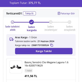 N11 Ve Sürat Kargo İle Yaşadığım Sensör Siparişi Sorunu