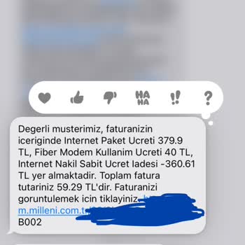 Millenicom Fatura Ve İptal Çözümsüzlüğü (ulaşmak İmkansız)