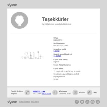 Dyson Birikim Dayanıklı Tüketim Malları