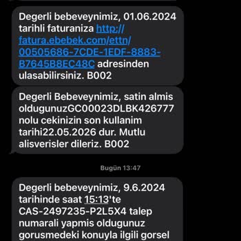 Ebebek Hediye Çeki Sorunu