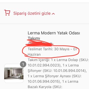 Evmoda Teslim Tarihinde Teslim Etmiyor!