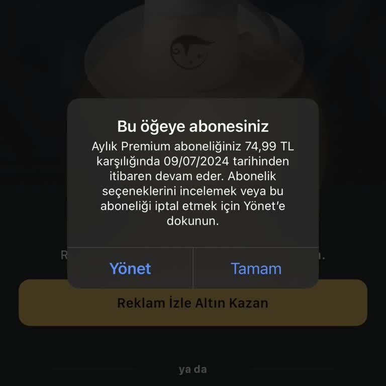 Faladdin Paketim Aktifleşmedi Lütfen Düzeltin