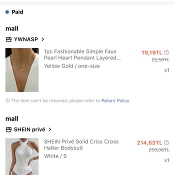 SHEIN Alışveriş Sorun Çıktı