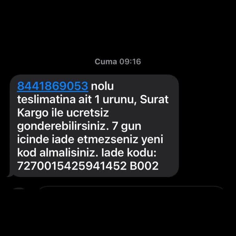 Sürat Kargo Kargo Firması Görevini Yapamıyor