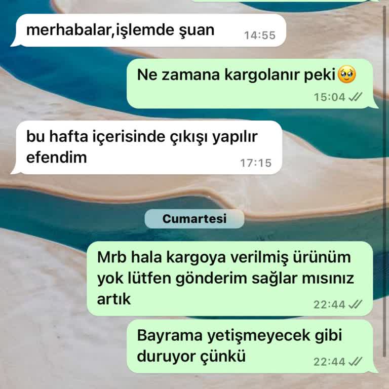 OZSARICAM Ozsaricam Haftalardır Siparişimi Göndermiyor. Para İademi İstiyorum