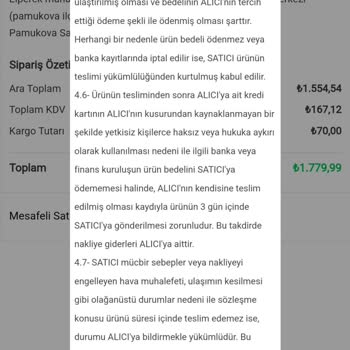 Ahel Tasarım Ürün Tarafıma Gelmedi