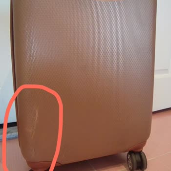 THY Seyahat Sonrası Kırık Bagaj