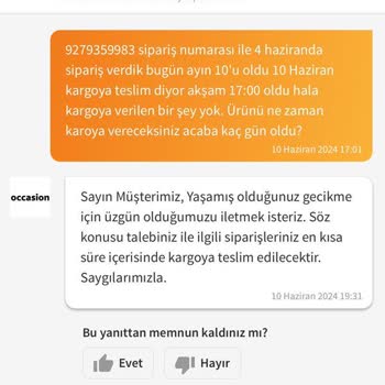 Trendyol Ve Satıcıdan Ürünümün Gönderilmemesi Hakkında Şikayet