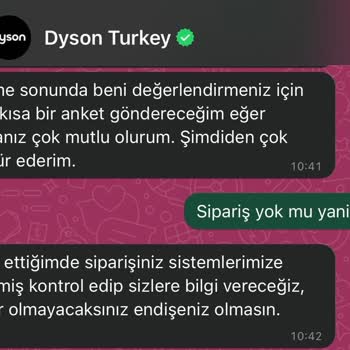 Dyson Ödemeyi Çekti Sipariş Yok Deyip Çözüm Üretmiyor
