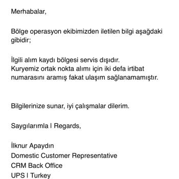 UPS Aradık Ulaşamadık Yalanı!