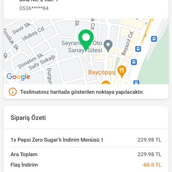 Trendyol Yemek Mağduriyeti Hakkında Çözüm Bulunması Talebim