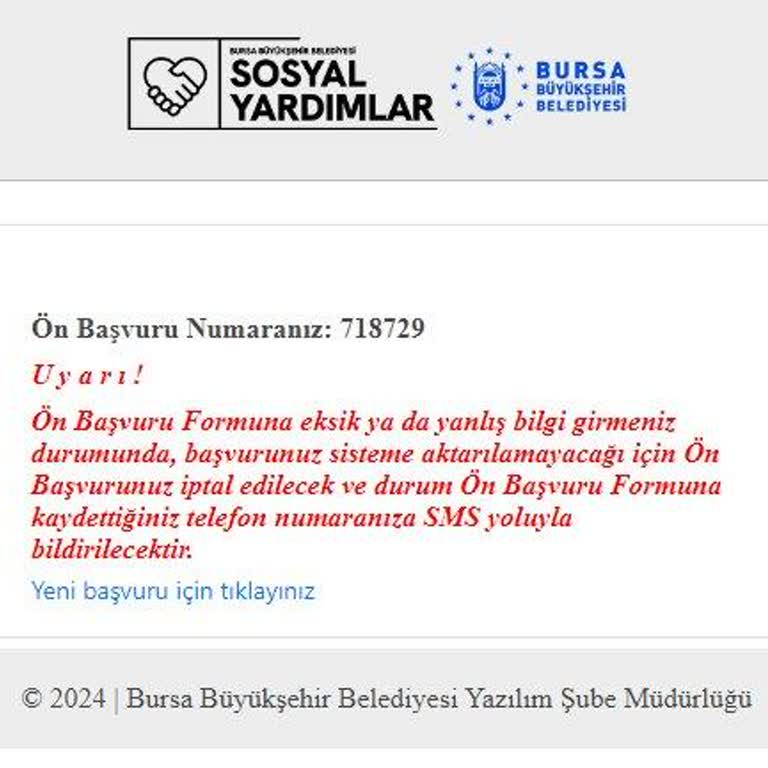Bursa Büyükşehir Belediyesi Emekli Destek Çeki Verilmiyor!