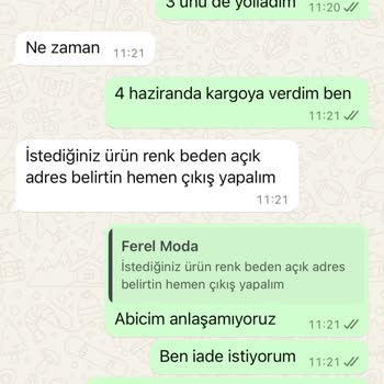 Ferel Moda Tüketici Haklarını Hiçe Sayıyor