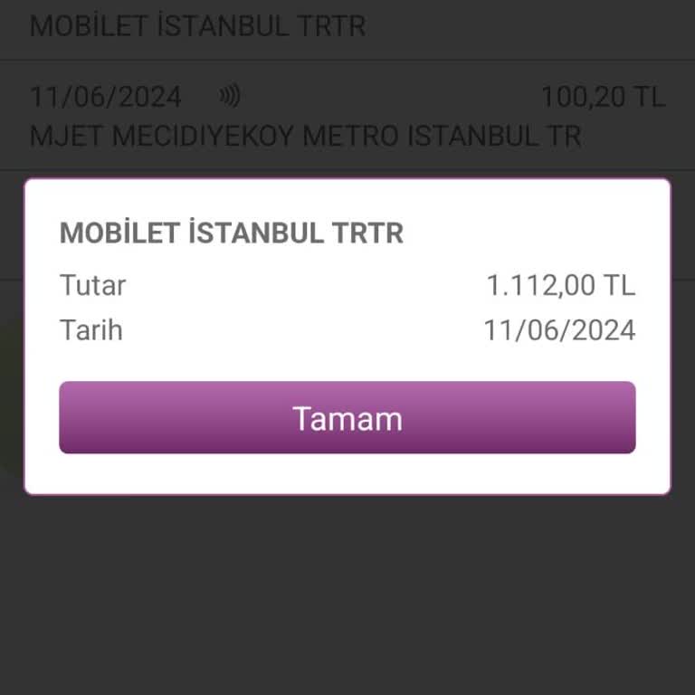 Mobilet Fenerbahçe Beko Maçı İçin Paramı Aldı Fakat Biletim Gözükmüyor