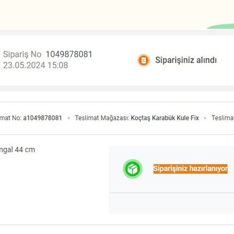 Koçtaş Online Alışveriş Pişmanlıktır