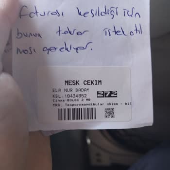 Mersin Şehir Hastanesi Mersin Şehir Hastenesi Tomografi Bölümü Sorumsuzluğu