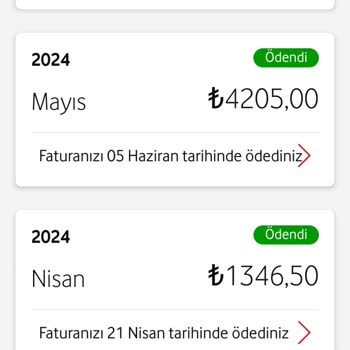 Vodafone Faturası Yüksel Bedel Ödeme Sorunu