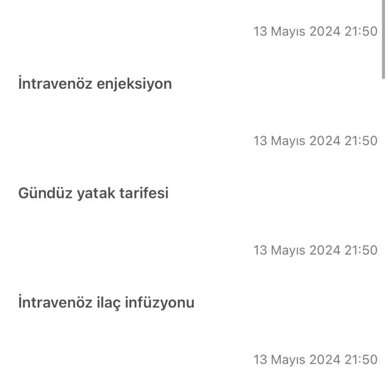 Iğdır Dr. Nevruz Erez Devlet Hastanesi Aldığım Hizmetin Dışında Ekstra Ücretlendirme Sorunu