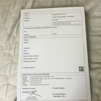 DemirDöküm Kombide Basınç Sorunu Ve Değişim Yapılmaması.