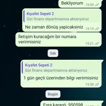 Kıyafet Sepeti fehlende Produkte, Rückerstattungsprobleme enttäuschen