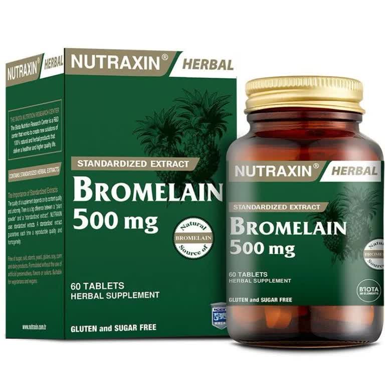 Nutraxin Bromelain Yan Etki Yaptı!