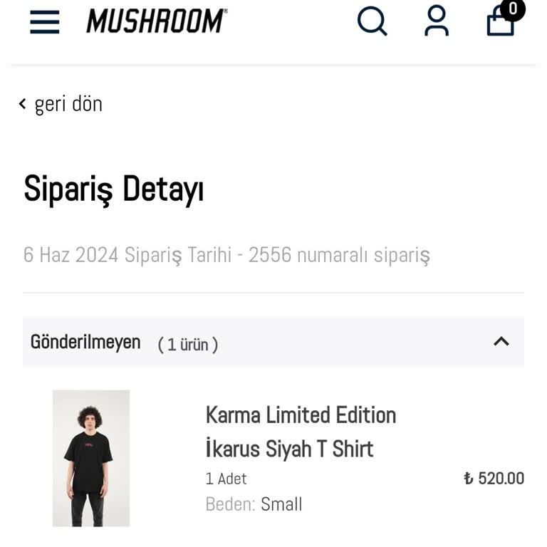 Mushroom Apparel Ürün Hakkında Bilgi Verilmemesi