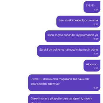 Getir Uygulamasının Müşteri Memnuniyetsizliği