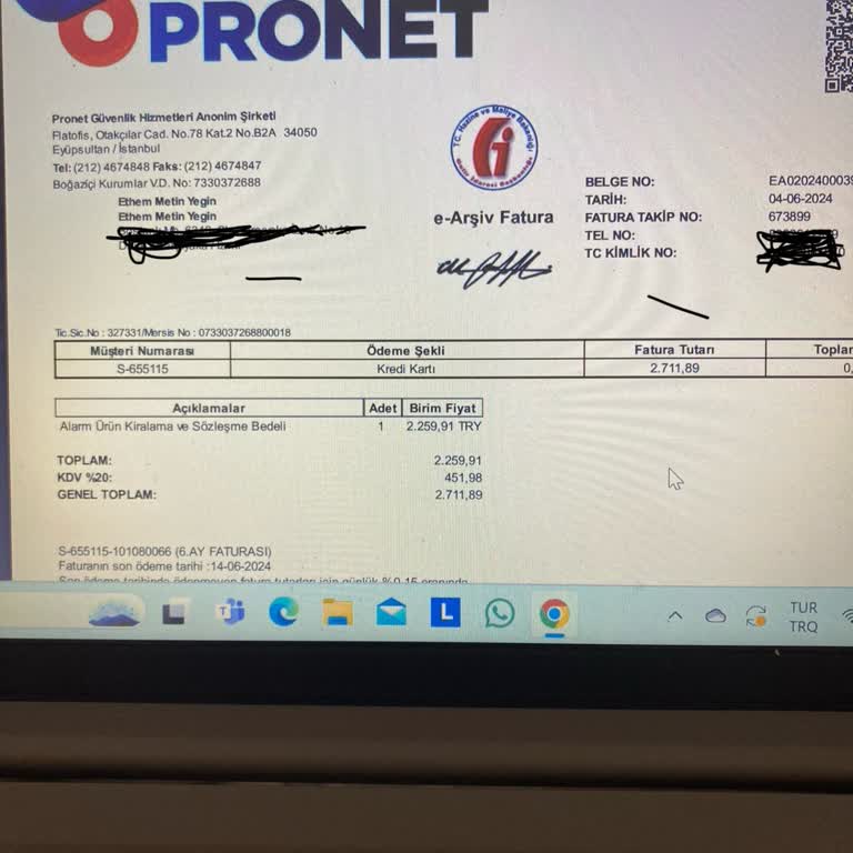 Pronet Abonelik Yenilemediğimiz De Kartımdan Fazla Para Çekilmesi
