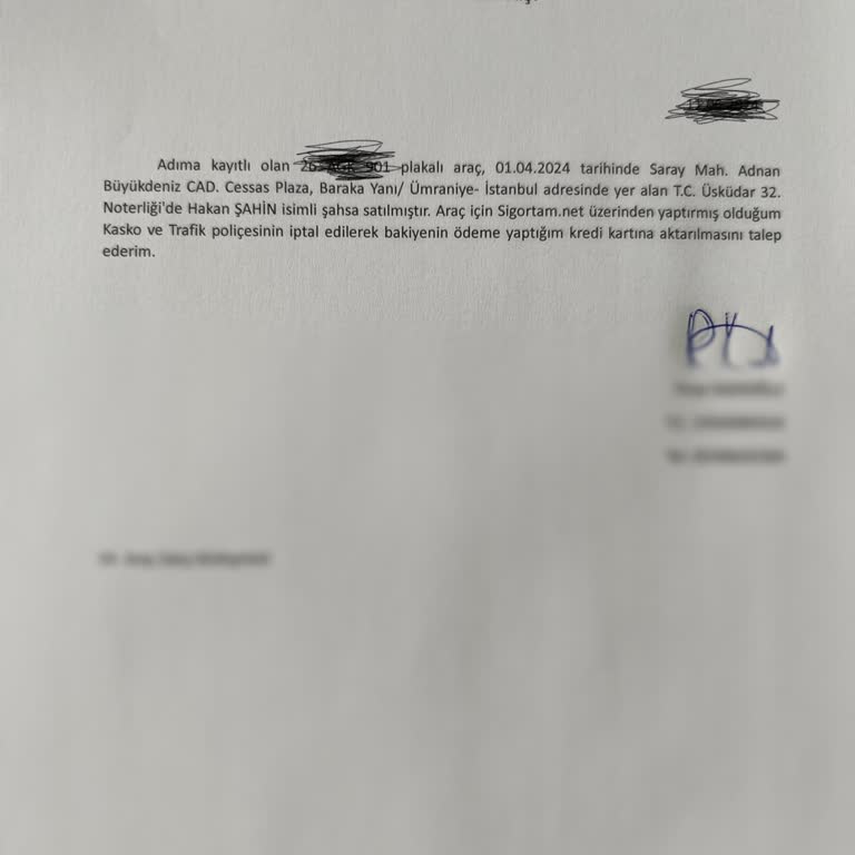 Sigortam Net. Para İadesi Yapmıyor.