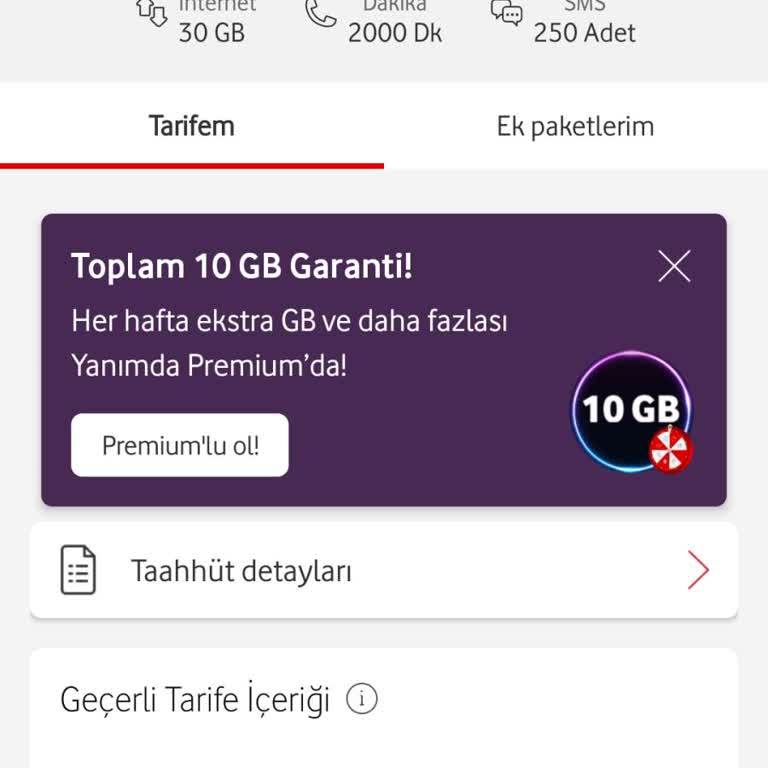Vodafone Yanıltıcı Tarife Bilgisi Ve Mağduriyet