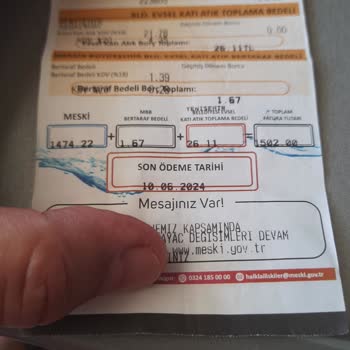 Mersin (MESKİ) Ek Sarfiyatı Çok Fazla M3 Yazmış.