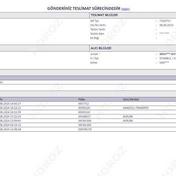 Horoz Lojistik 10 Gündür Ulaşmayan Kargo Oyalanan Müşteri.
